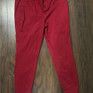 Maurices Women's Bold Red Skinny Jeans
